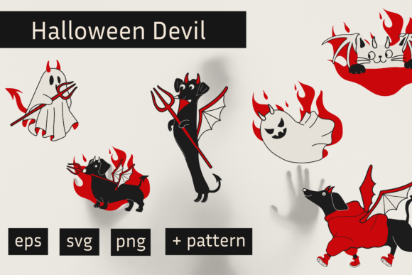 Download Halloween Devil – Spooky Cute Cliparts - Clipart Collection