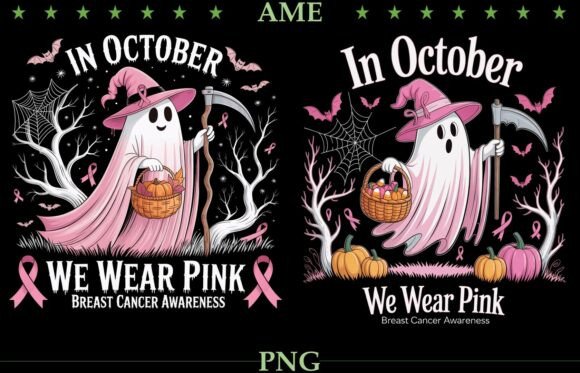 Download In October We Wear Pink Ghost Bundle | - Ghost Collection
