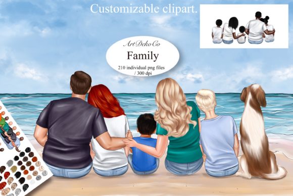 Download Big Family Clipart, Sitting Family - Clipart Collection