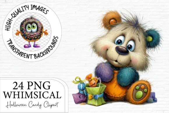 Download Whimsical Halloween Candy Clipart - Clipart Collection