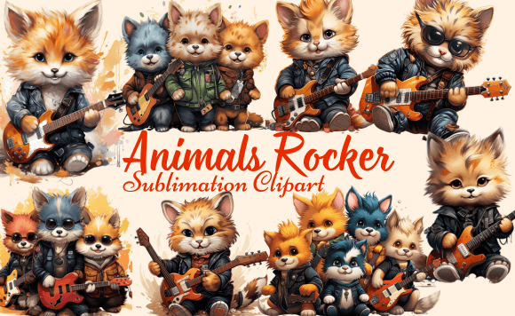 Download Animals Rocker Sublimation Clipart - Clipart Collection
