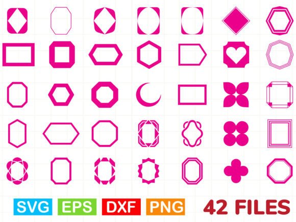 Download Unique Shapes SVG Bundle Clipart Frames - Clipart Collection