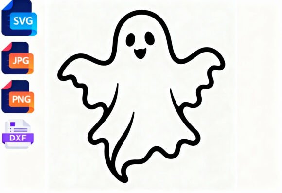 Download Cute Ghost SVG Halloween Clipart - Ghost Collection