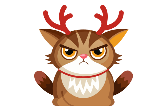 Download Graphics Design Clipart of a Grumpy Cat - Clipart Collection