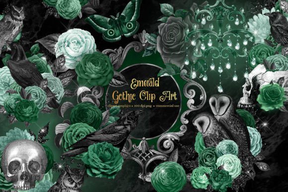 Download Emerald Gothic Clipart - Clipart Collection