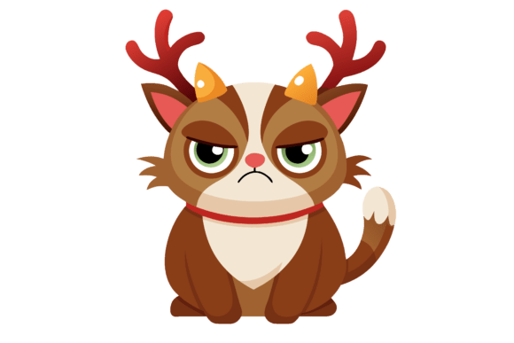 Download Graphics Design Clipart of a Grumpy Cat - Clipart Collection