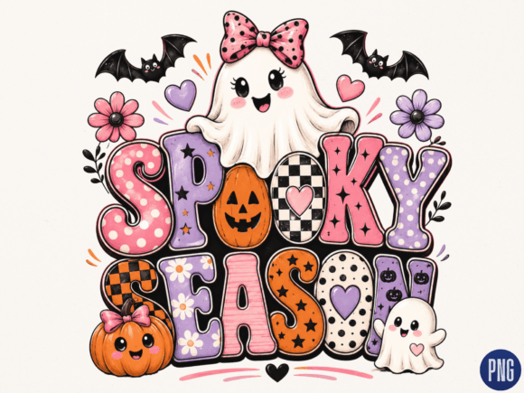 Download Spooky Season Ghost Typography PNG - Ghost Collection