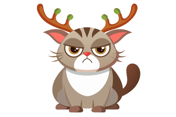 Download Graphics Design Clipart of a Grumpy Cat - Clipart Collection