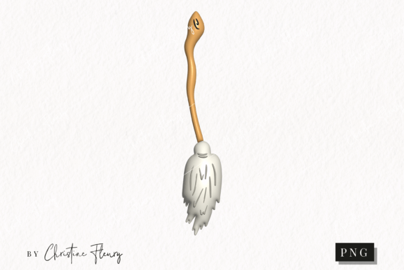 Download 3D Inflated Witch Broom Clipart - Clipart Collection