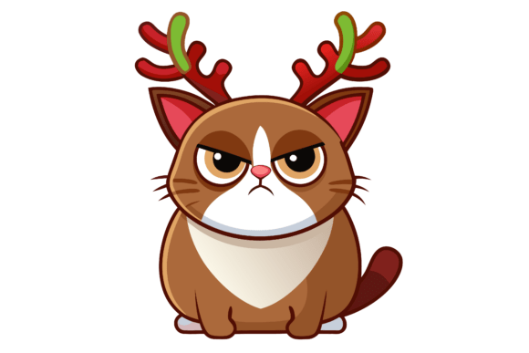 Download Graphics Design Clipart of a Grumpy Cat - Clipart Collection