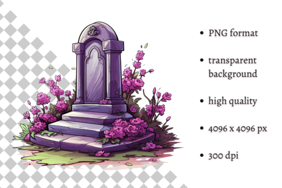 Download Pastel Pink Halloween Grave PNG Clipart - Clipart Collection