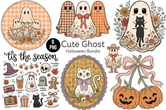 Download Cute Ghost Halloween Bundle - Ghost Collection