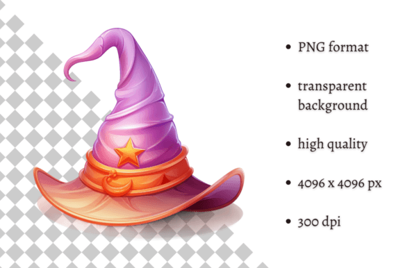 Download Pastel Pink Halloween Witch Hat Clipart - Clipart Collection
