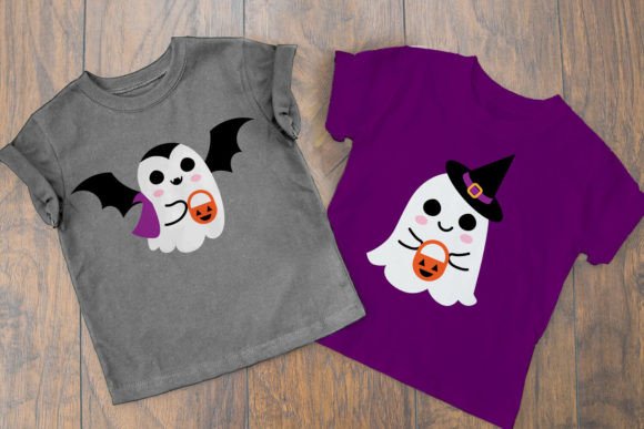 Download Ghosts in Halloween Costumes SVG Duo - Ghost Collection