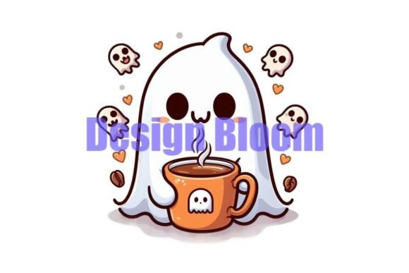 Download Free Coffee Lover Halloween with Ghost - Ghost Collection