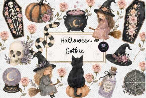 Download Halloween Witch Gothic Clipart - Clipart Collection