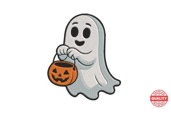 Download Trick or Treat Ghost Embroidery - Ghost Collection