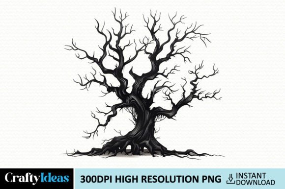 Download Gothic Tree for Halloween Clipart - Clipart Collection