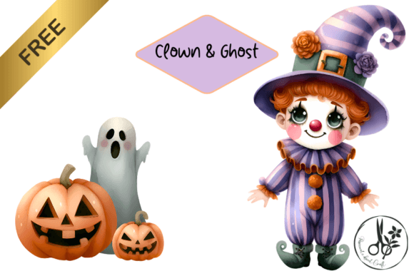 Download **FREE** Clown &amp; Ghost Clip Art - Ghost Collection