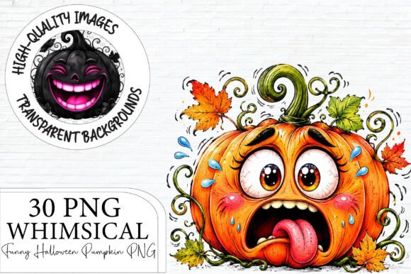 Download Funny Halloween Pumpkin Clipart Bundle - Clipart Collection