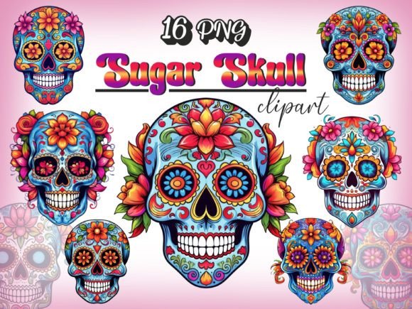 Download Sugar Skull, Day of the Dead Clipart - Dead Collection