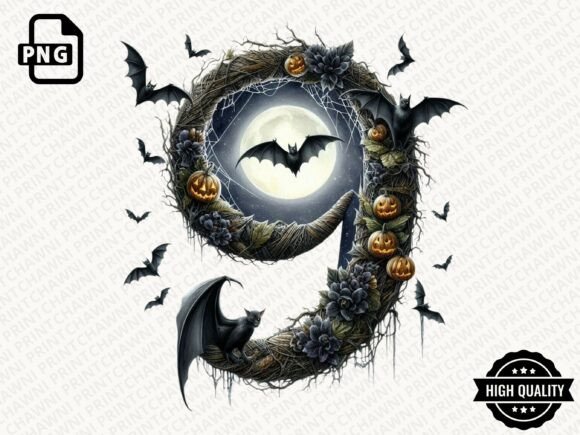 Download Halloween |Number Clipart Sublimation - Clipart Collection