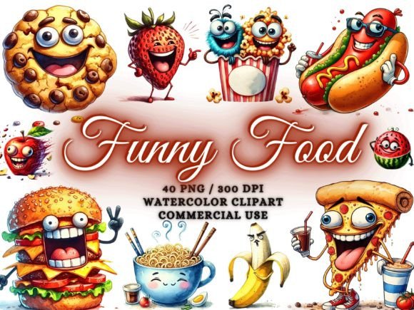 Download Funny Food Clipart Funny Png - Food Png - Clipart Collection