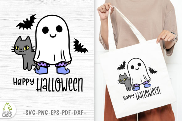 Download Layered Halloween Ghost Svg Design - Ghost Collection