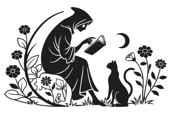 Download About Halloween Ghost Reading Book Cat - Ghost Collection