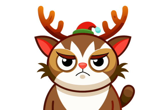 Download Graphics Design Clipart of a Grumpy Cat - Clipart Collection