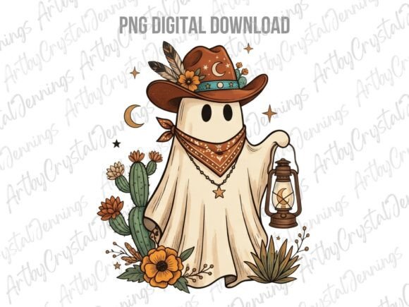 Download Boho Western Cowboy Ghost PNG - Ghost Collection