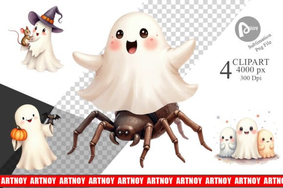 Download Clipart Ghost Halloween Pets - Ghost Collection