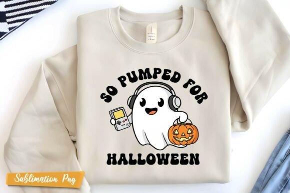 Download Ghost so Pumped for Halloween Fall PNG - Ghost Collection