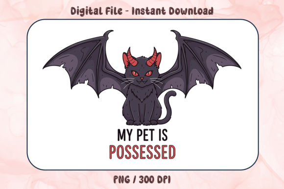 Download Funny Devil Cat Clipart | Creepy Cute - Clipart Collection